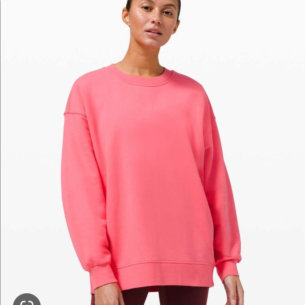 perfectly Oversized Crew Guava Pink